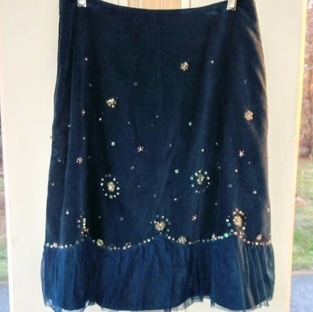 Persaman new York velvet skirt